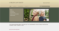 Desktop Screenshot of corlisslawgroup.com